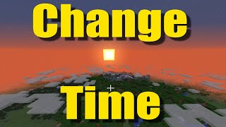 How to change the time of day and weather in Minecraft  Java [upl. by Dnomayd814]