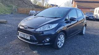 2009 Ford Fiesta 125 Zetec 82ps 5dr car D viewing and start up [upl. by Lertram984]