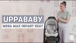 UPPAbaby MESA Max Infant Car Seat  Car Seat Review  Infant Car Seat Install [upl. by Ittam]