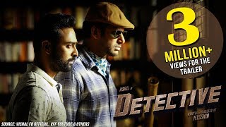 Detective  Official Trailer Telugu  Vishal Prasanna Andrea Anu Emmanuel  Mysskin [upl. by Ttenrag558]