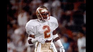 The Most Exciting Player in Florida State History  Deion Sanders Florida State Highlights [upl. by Yelich]