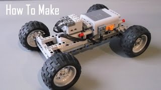 How To Make a Basic Lego Technic RC Chassis  Fast [upl. by Ardin]