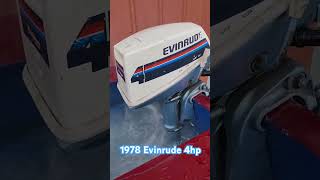 1978 Evinrude 4hp twin cylinder 2stroke OutboardMadness outboardmadness [upl. by Clerc]