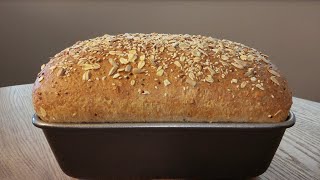 Healthy Hearty Homemade Multigrain Bread [upl. by Ellehctim779]