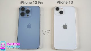 Apple iPhone 13 Pro vs iPhone13 SpeedTest and Camera Comparison [upl. by Selby91]