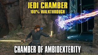 Star Wars Jedi Survivor  Chamber of Ambidexterity Walkthrough w ALL collectibles [upl. by Gader717]