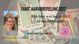 Tarot jaarvoorspelling 2022 SCHORPIOEN [upl. by Dittman927]