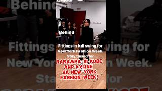 KYLINE ALCANTARA AND KOBE PARAS READY NA FOR NEW YORK FASHION WEEK kylinealcantara kobeparas fyp [upl. by Suiradal]