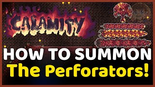 The Perforators Tutorial  Tips  Terraria Calamity Mod [upl. by Naarah445]