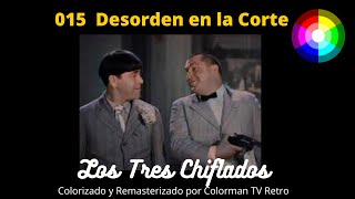 015 Los Tres Chiflados Desorden en la Corte  A Color 1936 Audio Latino REMASTERIZADO [upl. by Dorris]