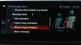 Seat Massage Controls  BMW HowTo [upl. by Neda]