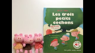 Lecture  Les trois petits cochons de Olivier Tallec [upl. by Nylra546]