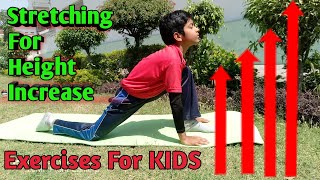 Stretching For Increase Height of KIDS How to GROW TALLER  Follow Along  10 MinStretching KIDS [upl. by Anairt]