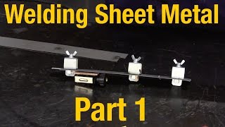 How To Weld Sheet Metal  Part 1 of 2  Welding Sheet Metal Basics with Eastwood [upl. by Huff947]