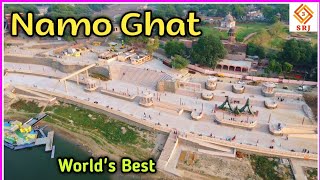 Namo Ghat Varanasi  Varanasi City Development  PM Modi Dream Project Khidkiya Ghat  Drone SRJ [upl. by Korie]