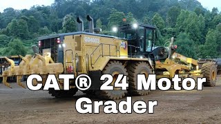 CAT® 24 Motor Grader Spec and Component MegaMachinesChannel CatProducts [upl. by Verne]