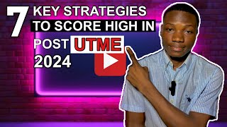 POSTUTME How to score high in post utme 2024 postutme [upl. by Hett480]