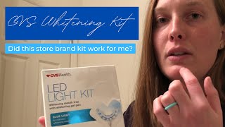 CVS Teeth Whitening Kit  Did this store brand kit work for me  April 2021  Product Review [upl. by Aivital]