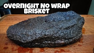 Overnight No Wrap Brisket  Pellet Smoker Brisket Recipe  Smokin Joes Pit BBQ [upl. by Johns]