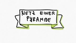 Netz einer Pyramide zeichnen [upl. by Sennahoj142]