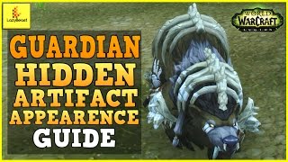 How to get the Guardian Druid Hidden Artifact Skin  WoW Legion Quick Guide [upl. by Sheff]