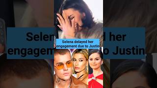 Selena Gomez delayed her engagement due to Justin selenagomez haileybeiber [upl. by Ilamad]