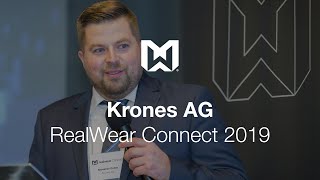 Sebastian Oudes of Krones AG  RealWear Connect 2019 [upl. by Francklin155]