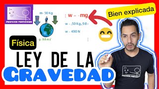 ✅LEY de GRAVITACIÓN UNIVERSAL 𝘼𝙥𝙧𝙚𝙣𝙙𝙚 𝙚𝙣 5 𝙢𝙞𝙣𝙪𝙩𝙤𝙨 😎​🫵​💯​ Física [upl. by Ellirpa]