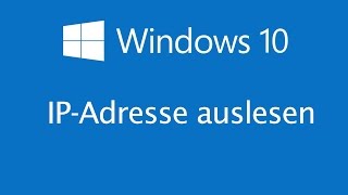 Windows 10  IPv4 Adresse auslesen [upl. by Ennahtebazile]