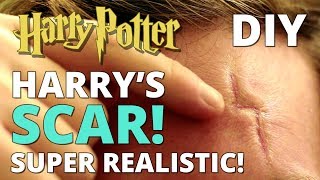 DIY Harry Potters Scar  REALISTIC [upl. by Hakkeber]