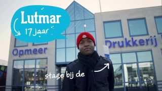 Lutmar loopt stage bij de drukkerij [upl. by Trstram]