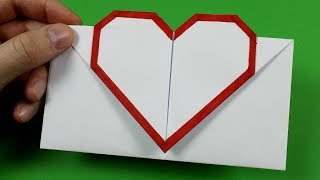 Easy origami envelope tutorial [upl. by Pangaro]