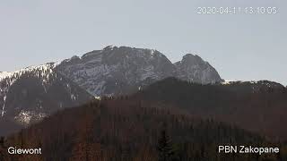 Kamera Zakopane Giewont 7 dni timelapse [upl. by Reimer822]