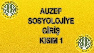 SOSYOLOJİYE GİRİŞ  KISIM 1  ÇIKMIŞ SESLİ SORULARI  AUZEF AÖF [upl. by Ronile906]