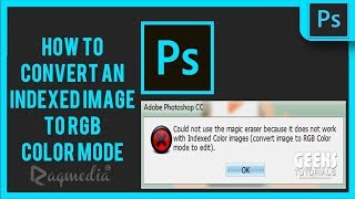 How To Convert An Image To RGB Color Mode in Photoshop  Tutorial [upl. by Matthia]