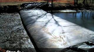 DamIt Dams Portable  Temporary Cofferdam Process [upl. by Ahsauqram]