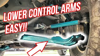 Replacing Lower Control Arms with Torsion Bars is EASY Silverado Sierra 0116 [upl. by Naldo995]