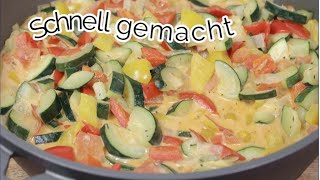 Schnell gemacht leckere Gemüsepfanne 😋 [upl. by Yarg]