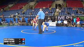 113 Champ Round 3  Sidney Oliver Missouri vs Jake Stogdill Nebraska [upl. by Yralih495]