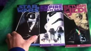 Star Wars Original Trilogy VHS review 1995 [upl. by Yditsahc314]