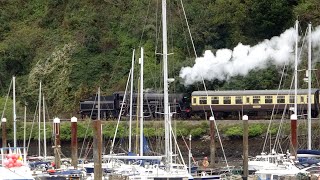 Dartmouth Steam Railway amp River Boat Company Nostalgic train amp boat to the home of Agatha Christie [upl. by Itsrik]