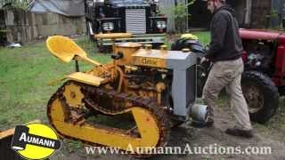 Cletrac Model F Crawler Tractor  Ken Avery Antique Tractor Collection Auction [upl. by Anytsirhc]