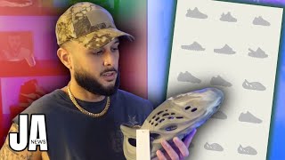 The YEEZY Foam Runner MX Granite Has A Major Problem  JA News [upl. by Aslin433]