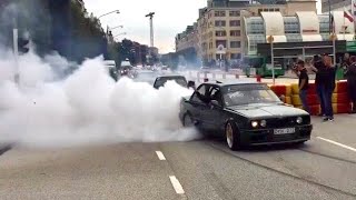 Illegal Burnout 1133hp bmw e30 1000hp supra 1000hp vw beetle 800hp infinity 800hp viper z06 [upl. by Haswell82]