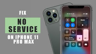 Fix quotNo Servicequot Problem on iPhone 11 Pro Max [upl. by Einnep]