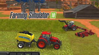 Fs18 Farming Simulator 18  Gameplay Timelapse 1 [upl. by Yrehcaz70]