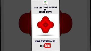 USE DISTORT DESIGN IN COREL DRAW [upl. by Aihsekram872]