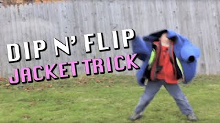 Dip n Flip Jacket Trick Song  Preschool Coat Flip Trick  Learn How to put on a Coat the Fun Way [upl. by Drice]