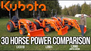 Kubota 30HP Comparison [upl. by Adnahsed]