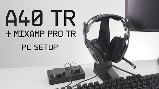 A20 Gaming Headset PC amp MAC Setup Guide  ASTRO Gaming [upl. by Nailil]